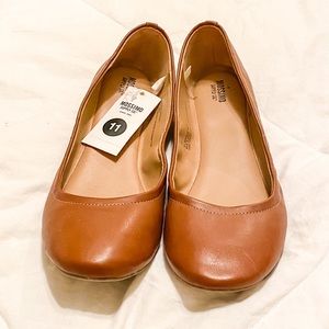 *NEW* Women’s Ballet Flats, Brown, 11